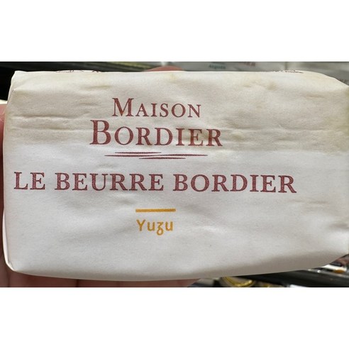 Le Beurre Bordier 보르디에 프랑스 유자 버터, 125g, 1개
