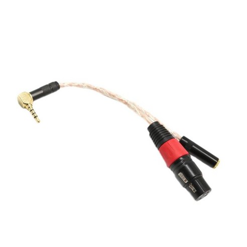 3.5mm(1/8'''') 미니 잭 스테레오 TRS-XLR 3 핀 수 + 3.5mm 암 케이블, 골드, 설명, 설명