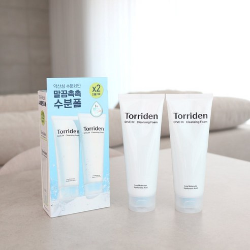 토리든 다이브인 저분자 히알루론산 클렌징 폼 150ml+150ml, 300ml, 1세트