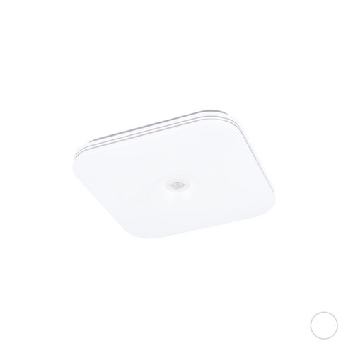 가온엘이디 마름모 LED 센서등 15W 주광색, 화이트, 1개