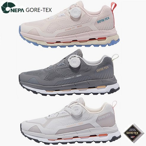 네파 NC송파점 여성 GORE-TEX 방수 방풍 및 투습 기능을 제공하면서 일반 러닝화와 같은 착화감 하이플로우## 고어텍스 트레킹화 7I27620SP