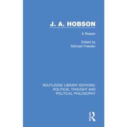 (영문도서) J. A. Hobson: A Reader Paperback, Routledge, English, 9780367246266