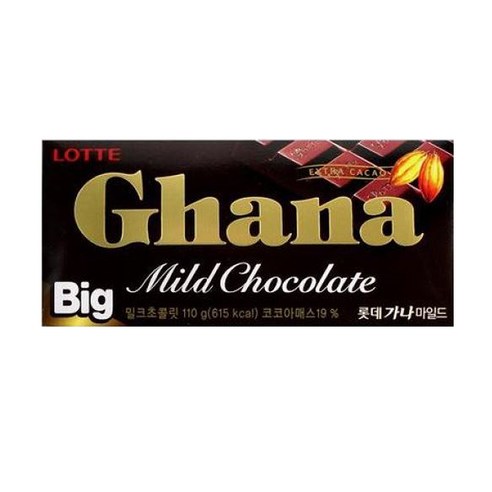 가나 빅가나 초콜릿, 110g, 32개