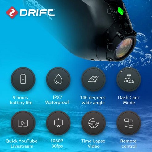 Drift 고스트 XL: 모든 순간을 생생하게 기록하는 궁극의 액션 카메라