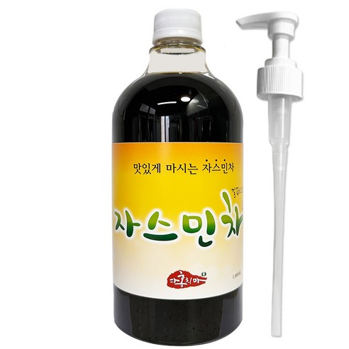 홍치마 대용량 자스민차 원액 중국집 중식당 음료 고농축 액상차 다홍치마 1000ml (물병 X)