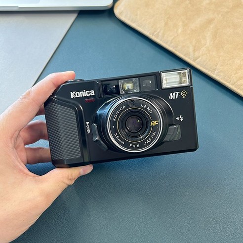 브럭스 필름 카메라 빈티지 코니카 C35AF 미놀타, E. Konica MT-7 자동 초점 a7c2