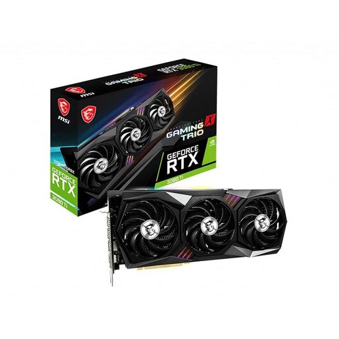 MSI GeForce RTX 3080 Ti Gaming X Trio 12G Gaming Graphics Card - 12GB GDDR6X 1770 MHz PCI Express