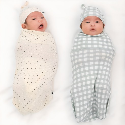 밤새 뒤척이는 우리 아기, 코니 밤부 속싸개로 꿀잠 선물하세요! 스와들파우치