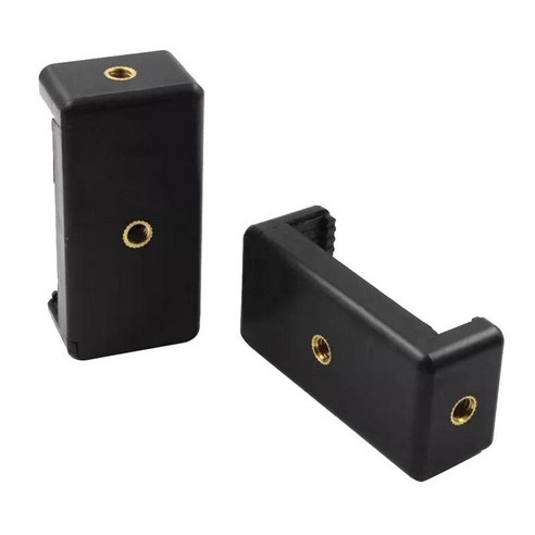 2pcs 삼각대 어댑터 클램프 범용 검은 색 플라스틱 홀더, 블랙, 75x38x25mm, 아크릴로 니트릴 부타디엔 스티렌 플라스틱