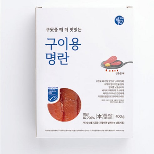 [덕화명란] 구웠을때 더 맛있는 덕화 구이용명란400g, 400g, 1개