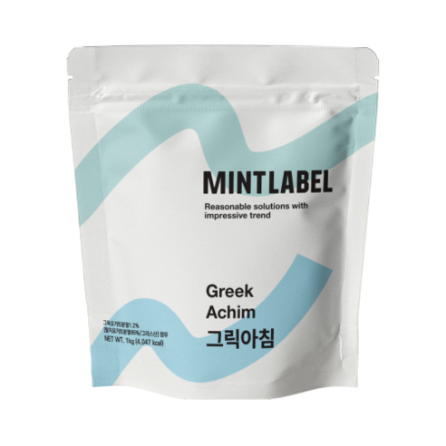 민트라벨 그릭아침 1kg 요거트파우더 요거트스무디 요거트아이스크림, 1개입, 6개