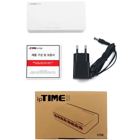 ipTIME H708 8포트 10/100Mbps 스위칭 허브 아이피타임