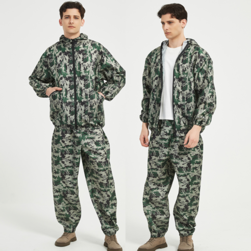 이유엠 카모플라쥬 다용도 현장작업복 피스복 방진복 도장복 방제복 보호복