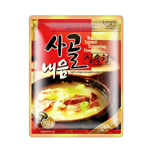 미담채 실속형 사골내음, 10개, 500g