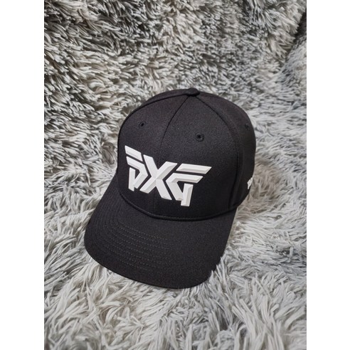 PXG 스트레치 골프 모자 남녀공용 블랙 화이트, FREE, 1개