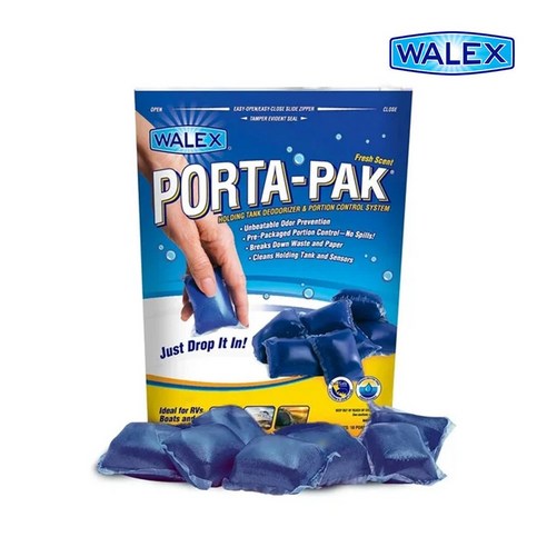 [해외] 포타팩 50개팩 최근제조품 용변분해제 Walex
