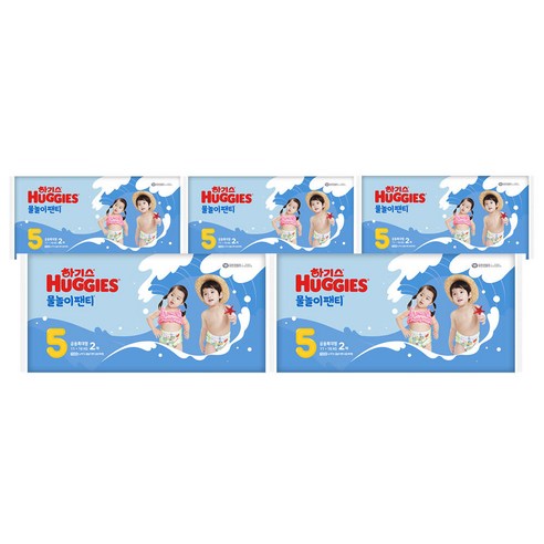 하기스 물놀이 팬티 기저귀 남여공용, 특대형(XL), 10개 특대형(XL) × 10개, 단계 × 총 수량 섬네일