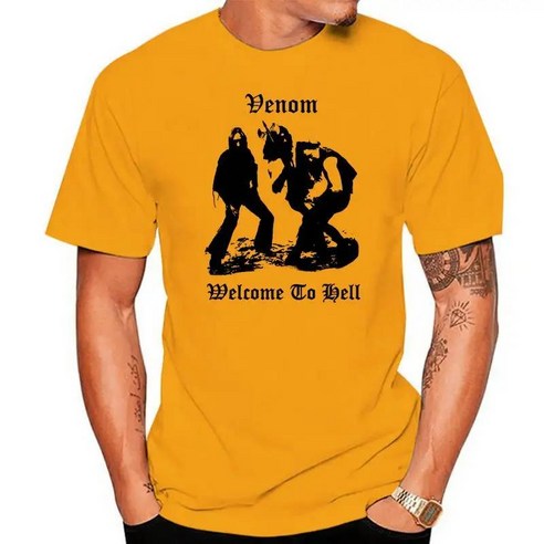 Venom Welcome to Hell V4 티셔츠 블랙 메탈 쓰레기 모든 크기, 5XL, Women grey