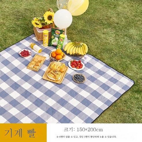 DFMWI.피크닉 매트.Picnic mat.--피크닉 매트 ins풍 방습 매트 두터운 방수평 매트 봄나들이 매트 보드격 야취지 매트 식탁보, 모네인상150Cm*200Cm업그레이드세두꺼운세탁기
