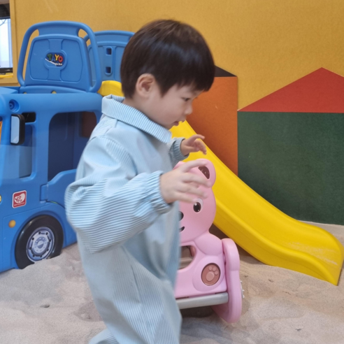 [오보기] 아기 유아 전신 미술가운 방수가운 아트플레잉수트, 티파니민트
