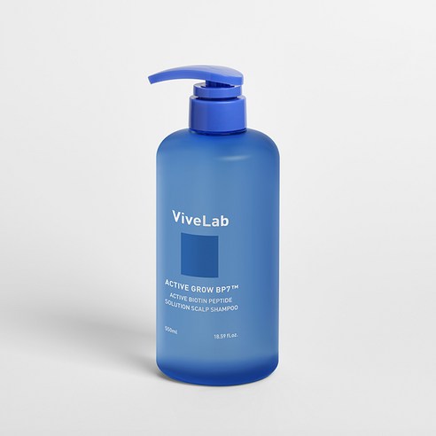 바이브랩 액티브 비오틴 펩타이드 솔루션 스칼프 샴푸 비오틴 탈모 샴푸, 550ml, 1개