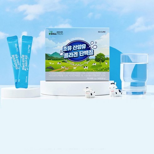 셀트리온 초유 산양유 콜라겐 단백질 2g x 100포, 1개