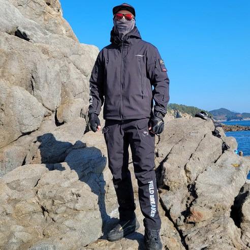 겨울 낚시, 필드브레이커 동계 낚시복 세트로 거친 파도를 잠재우다.