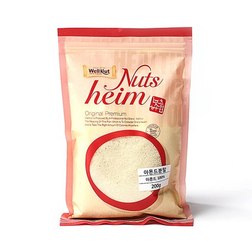 [글로벌푸드] 웰넛 아몬드 분말 200g / 홈베이킹, 1개