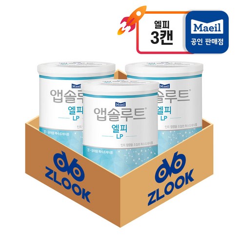 매일유업 엡솔루트 엘피 분유, 350g, 3개