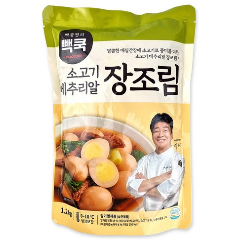 코스트코 빽쿡 백종원의 소고기 메추리알 장조림 1.2kg, 1개