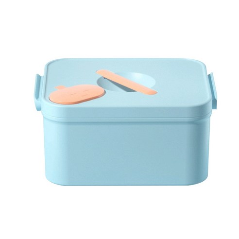 Deoxygene 약 상자 휴대용 ​​상자 가정용 간호 대용량 보관 별도 작은 a, 1개, 파란색