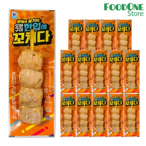 [푸드원스토어] 사조대림 한입에 꼬치다 (아이스박스포장) - 햄/소시지/어묵/맛살 | 쿠팡