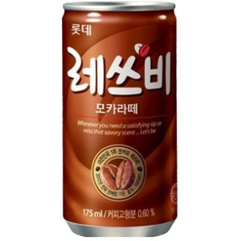 레쓰비 모카라떼, 175ml, 30개