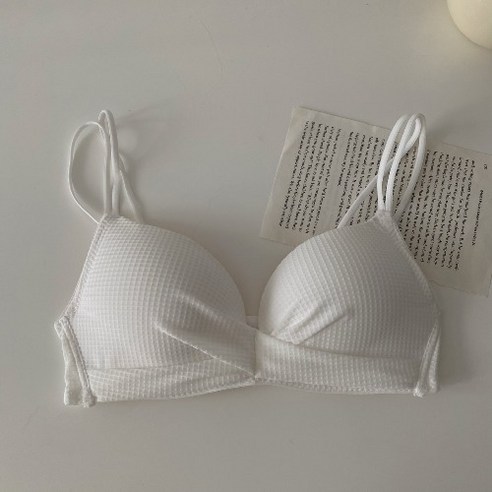 속옷 여자 작은 브래지어 모으다 무강철 코일 브라 얇다 흔적 없는 브래지어 섹시하다 등 감싸다 가슴