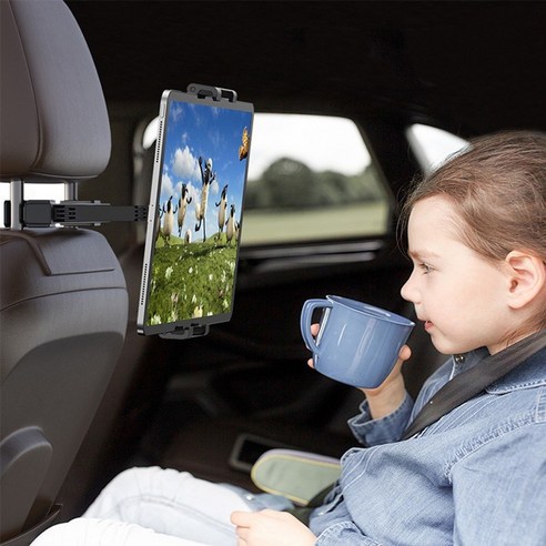 차량용 헤드레스트 태블릿 거치대의 편리함과 안전성 향상
