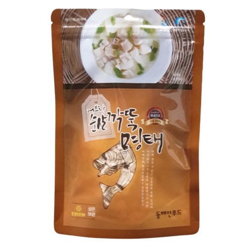국내제조 순살명태 네모북어 이유식명태 명태육수, 5개, 50g