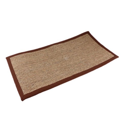 천연 섬유 손으로 짠 사이잘삼 러너 러그 - C 블랙 에지 75x120cm, C 커피 가장자리 60x120cm, {"수건소재":"Sisal"}
