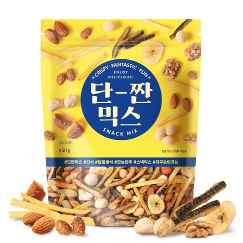 [하루견과] 단짠믹스넛450g [1+1+1/총3봉], 없음