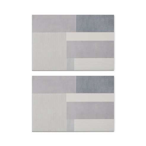 주방 욕실 빨아쓰는 규조토 발매트, 스트라이프 옵션5. 60x40+60x40