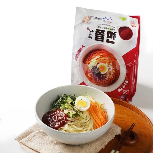 탱글탱글한 면발과 매콤달콤 양념장의 환상적인 조화, 영주 나드리 쫄면!