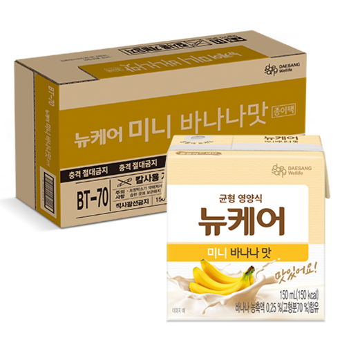 뉴케어 바나나맛 아셉틱 환자영양식, 150ml, 14개 Best Top5 뉴케어 바나나맛 아셉틱 환자영양식, 150ml, 14개 Best Top5