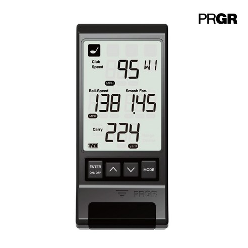 PRGR 블랙 포켓 런치모니터 골프 속도 거리측정기, PRGR 거리측정기, PRGR 거리측정기, 선택:PRGR 거리측정기