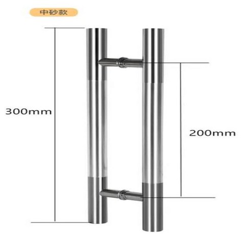모티스락 두꺼운 유리 도어 핸들 스테인레스 스틸 욕실 슬라이딩 손잡이와 당겨 인테리어 하드웨어, 02 A2, 1개