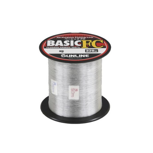 시마노 선라인 베이직에프씨 320M 플로로 카본 원줄 목줄 라인, 베이직에프씨 320M #2(8LB) (23), 1개