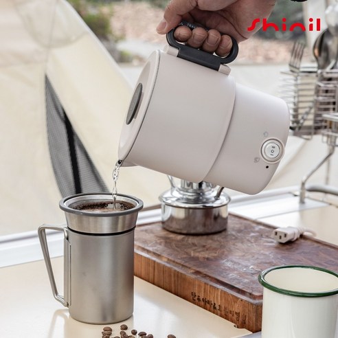 여행의 편리함을 더하는 신일 접이식 전기포트