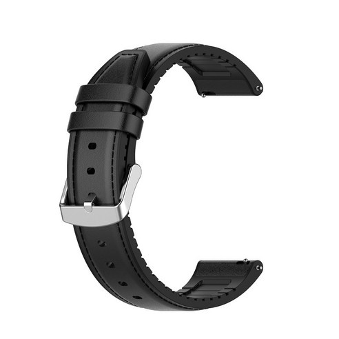 화웨이 시계 GT2 Pro Bracelet 밴드 22mm 손목 밴드 용 가죽 시계 밴드 스트랩 Huawei 시계 GT 2 Pro, 검정, 하나