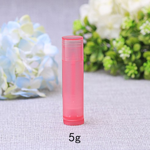 10 Pcs 빈 립 밤 튜브 대량 5g 5ml 트위스트 하단 립스틱 지우기 리필 컨테이너 DIY 화장품 메이크업에 대, 플라스틱, 빨간