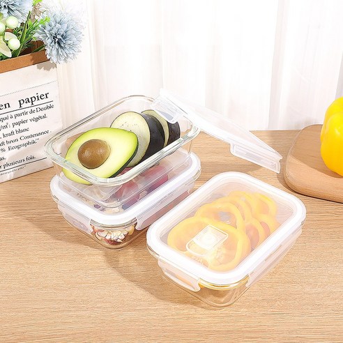 요리, 보관, 서빙에 이상적인 밀튼 오븐글라스 내열유리 밀폐용기