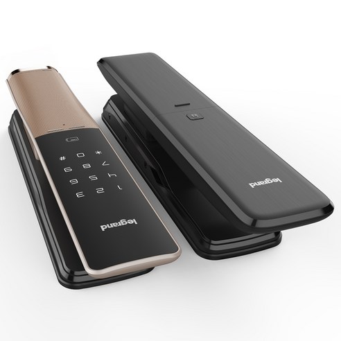 르그랑 디지털 도어록 푸쉬풀 L40 로즈골드 키패드 카드키 도어락 어플연동