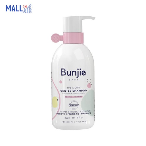 호주 번지 Bunjie 베이비 아기 젠틀 샴푸 300ml, 1개